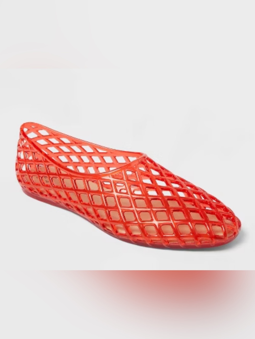 A New Day Women’s Yuri Jelly Flats red Size 9.5 new